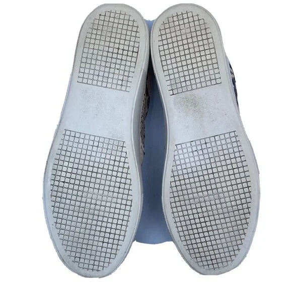 Steve Madden Gills Womens 8M Snake Print Platform Slip on Sneakers Leather Shoes - Picture 15 of 16